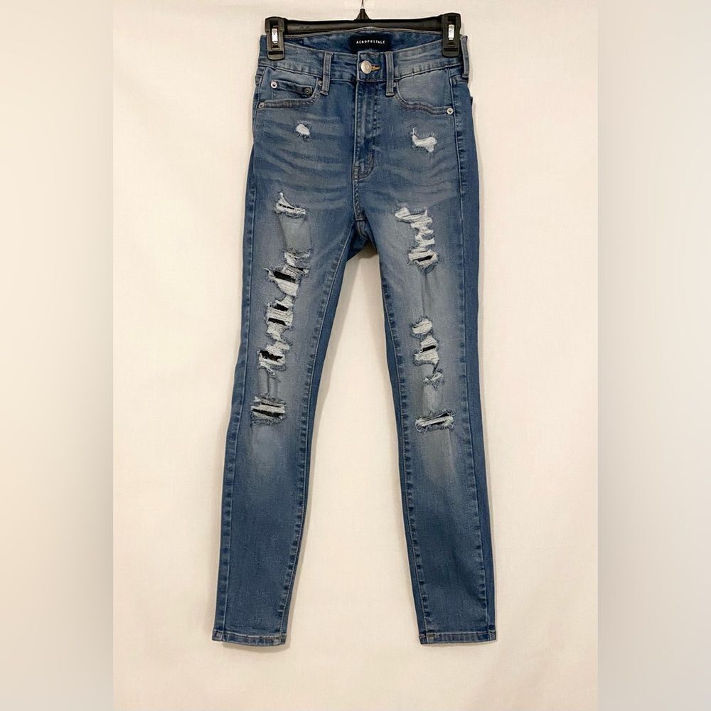 Aeropostale Super High Rise Jeggings. Size 6R